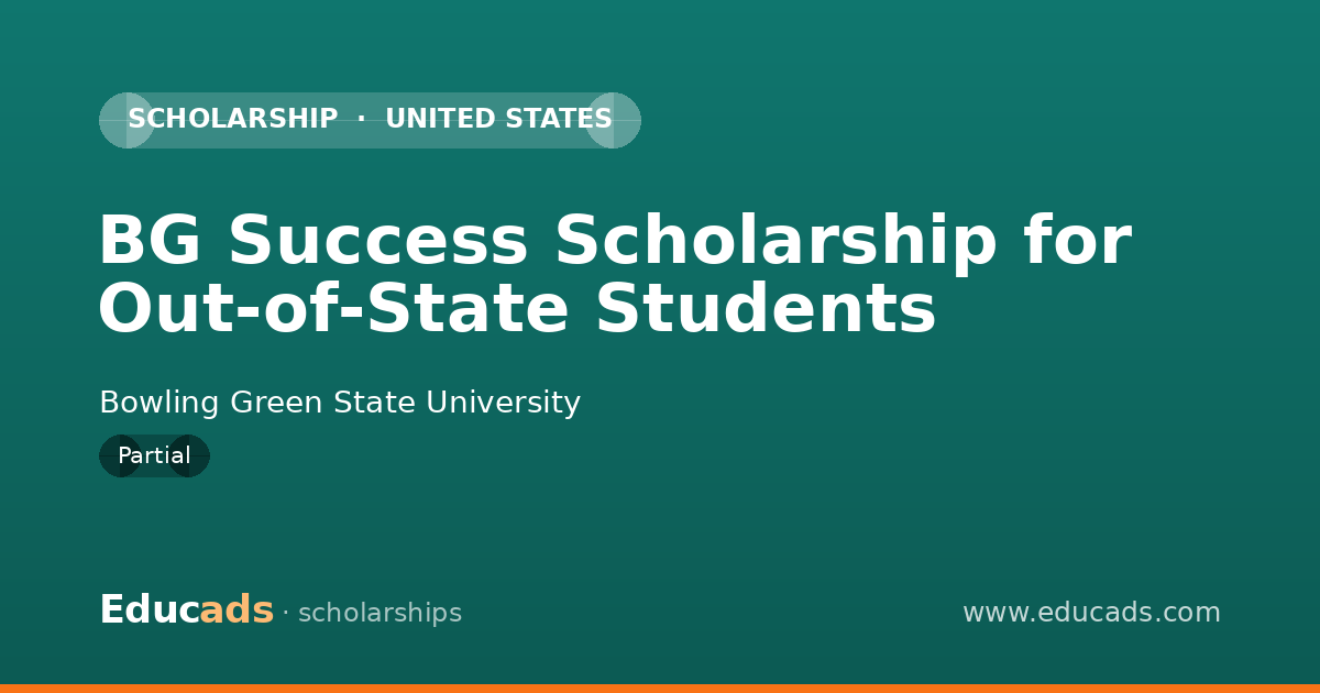 BG Success Scholarship for Out-of-State Students scholarship