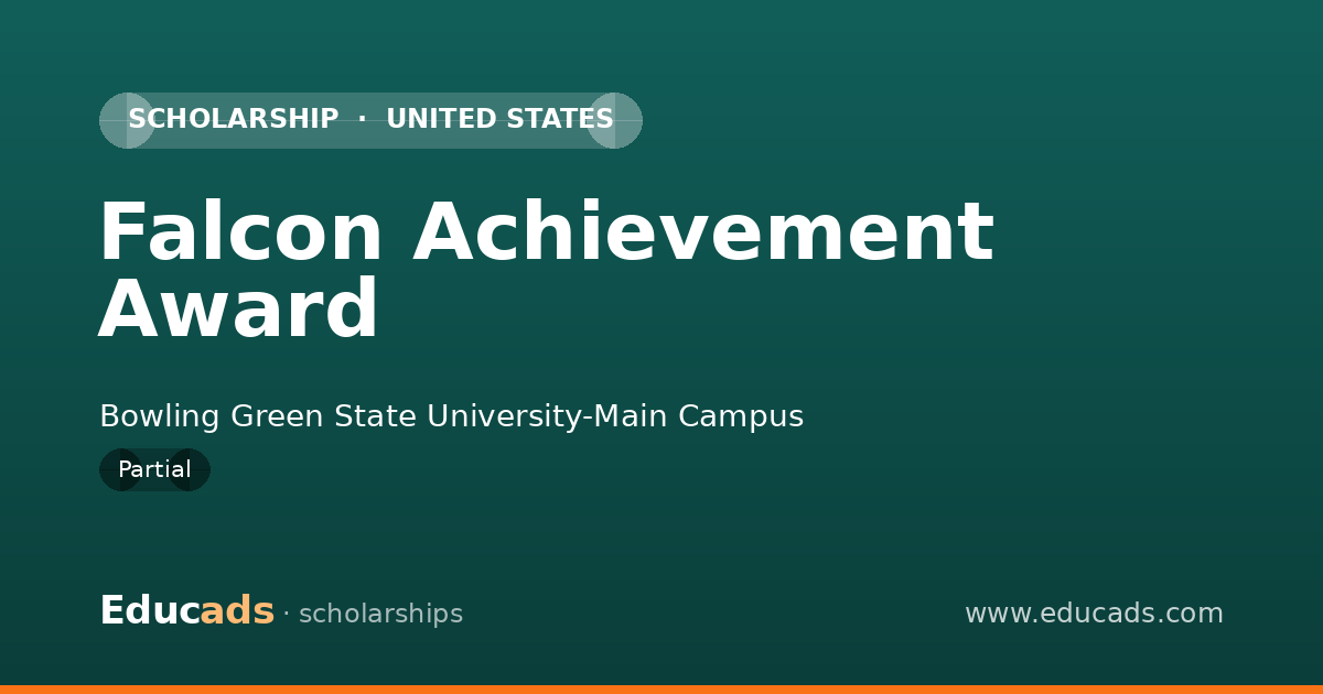 Falcon Achievement Award scholarship