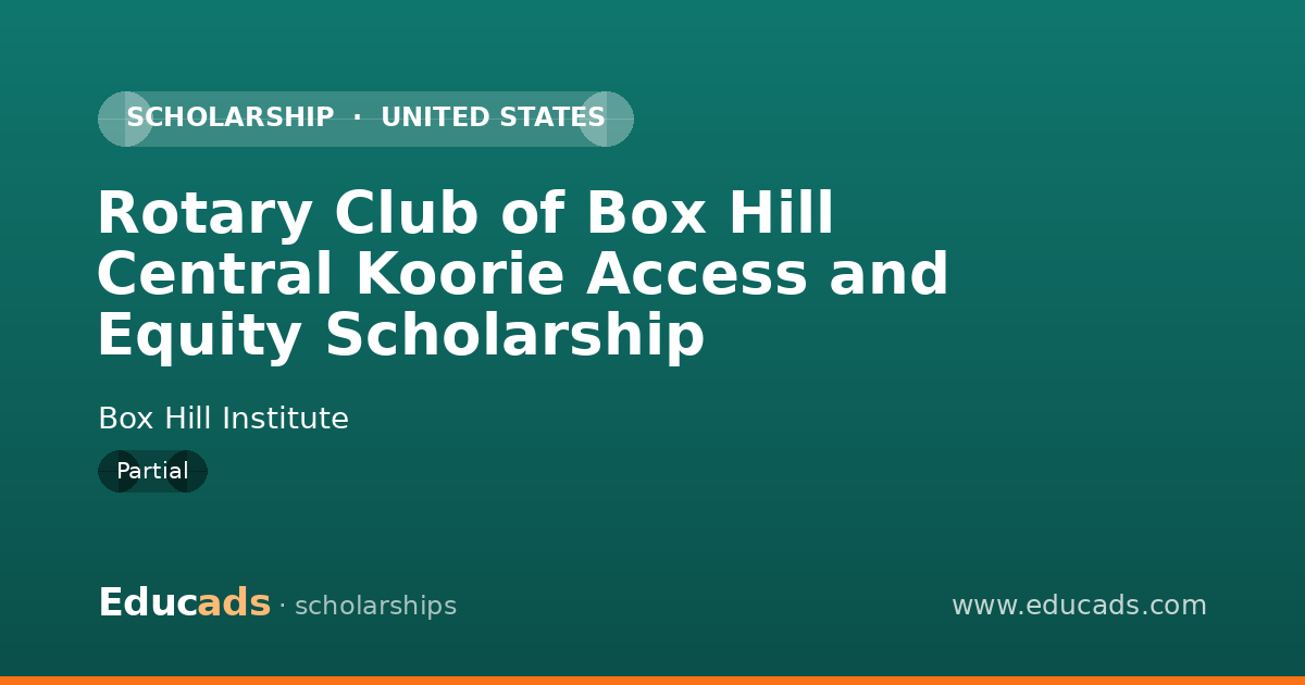 Rotary Club of Box Hill Central Koorie Access and Equity Scholarship scholarship