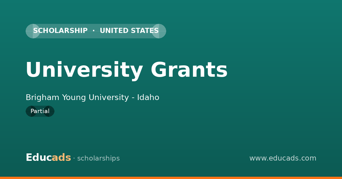 University Grants scholarship