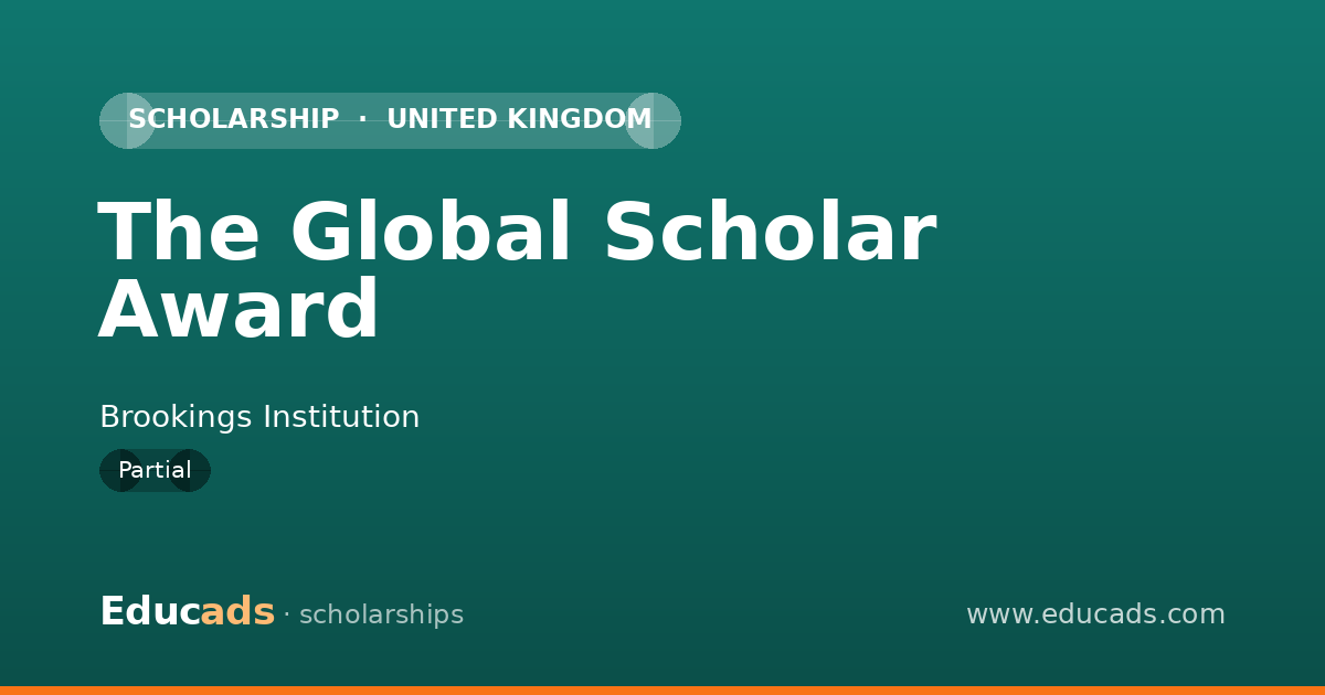 The Global Scholar Award scholarship