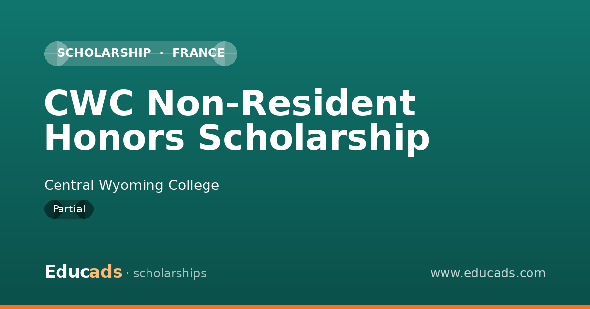 CWC Non-Resident Honors Scholarship scholarship
