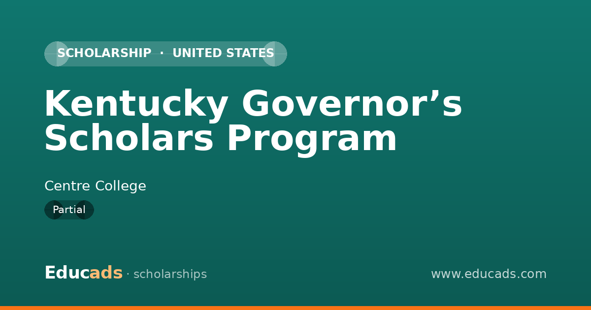 Kentucky Governor’s Scholars Program scholarship