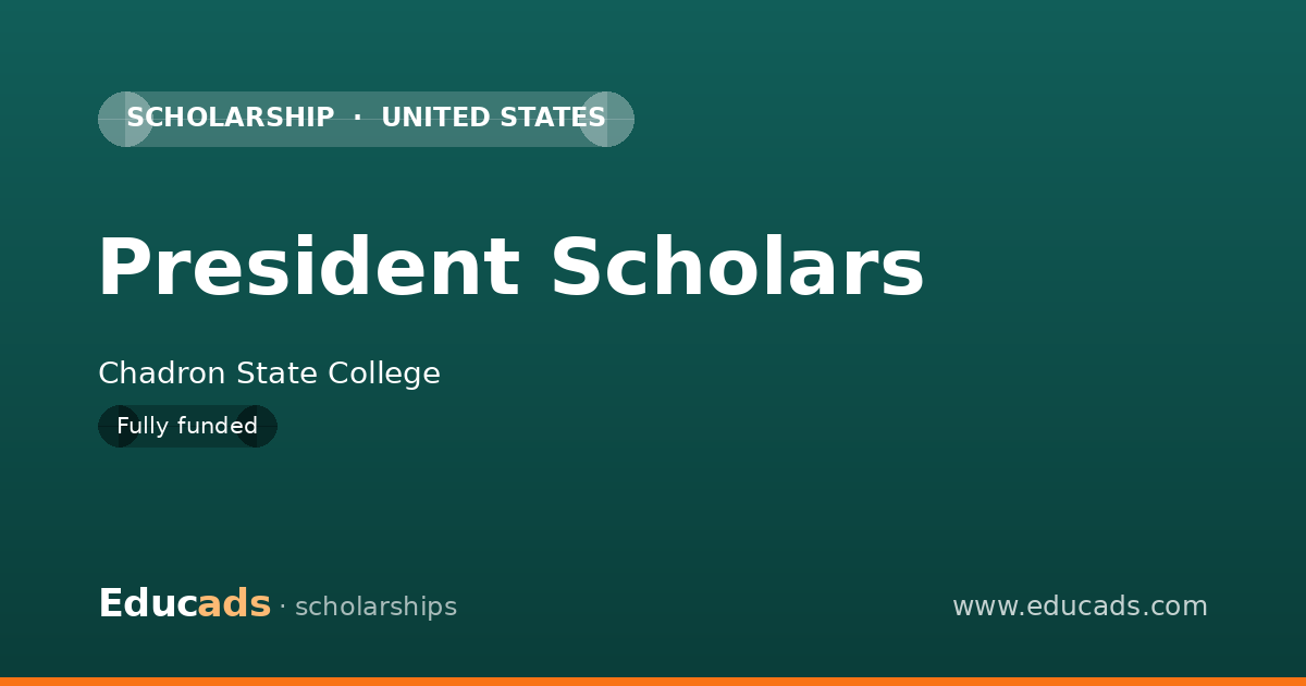 President Scholars scholarship