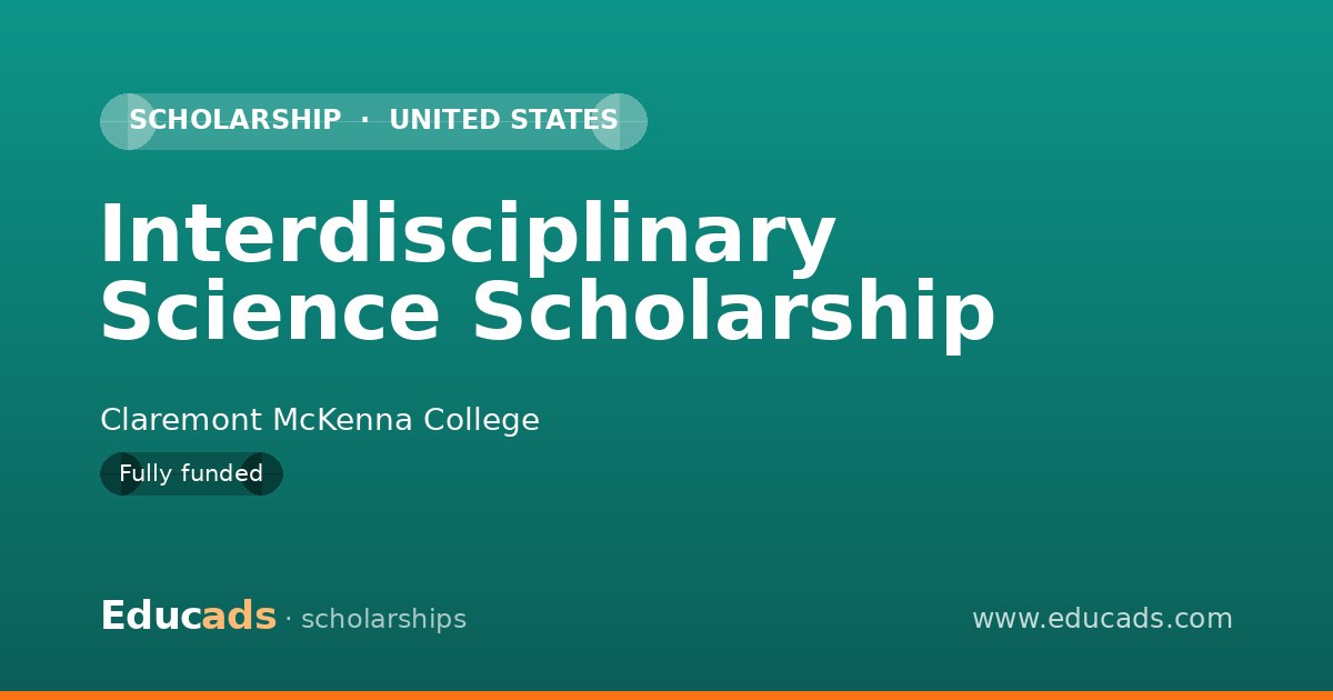 Interdisciplinary Science Scholarship scholarship