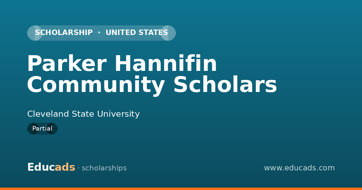 Parker Hannifin Community Scholars scholarship
