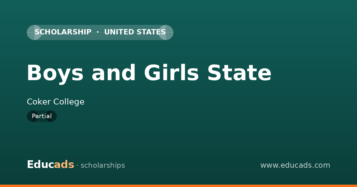 Boys and Girls State scholarship