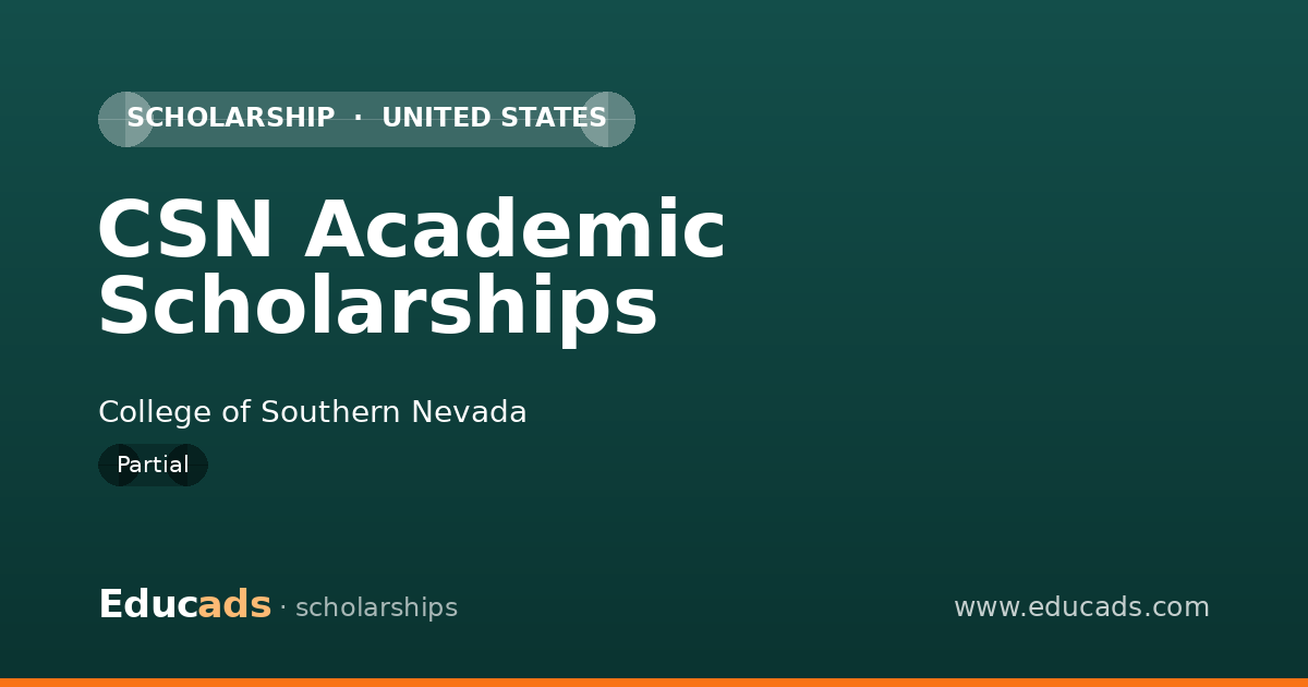 CSN Academic Scholarships scholarship