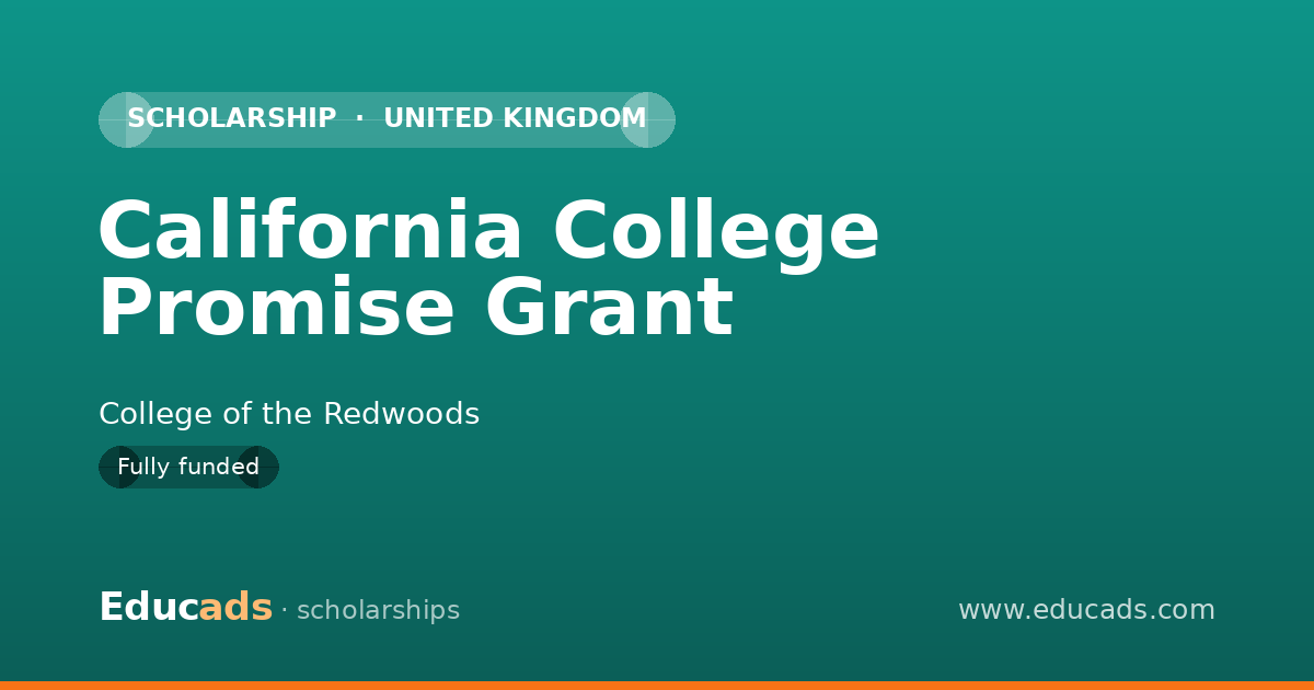 California College Promise Grant scholarship