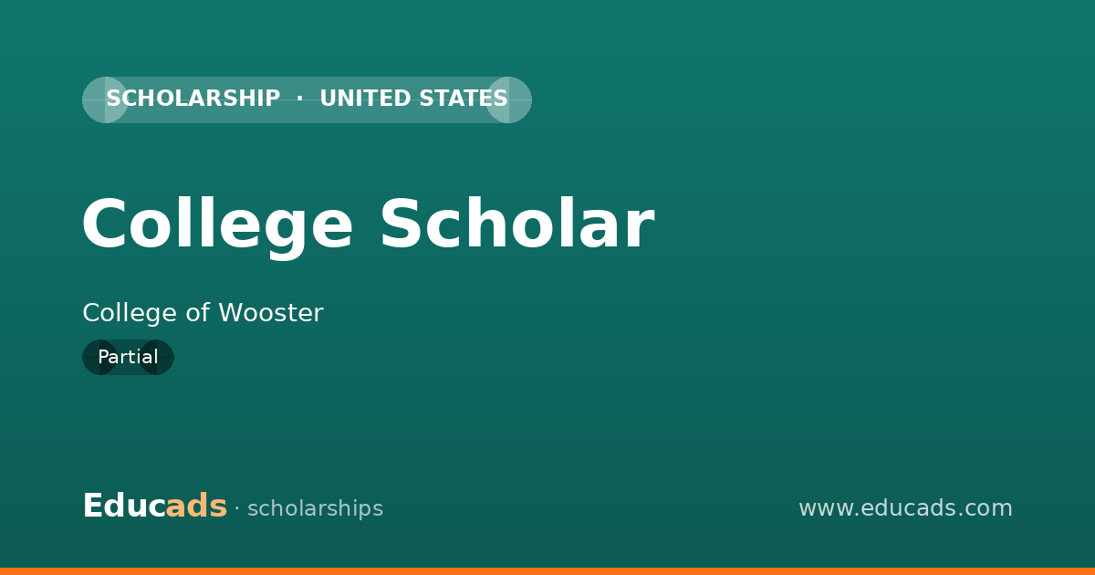 College Scholar scholarship