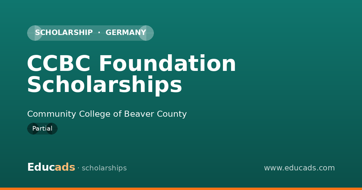 CCBC Foundation Scholarships scholarship