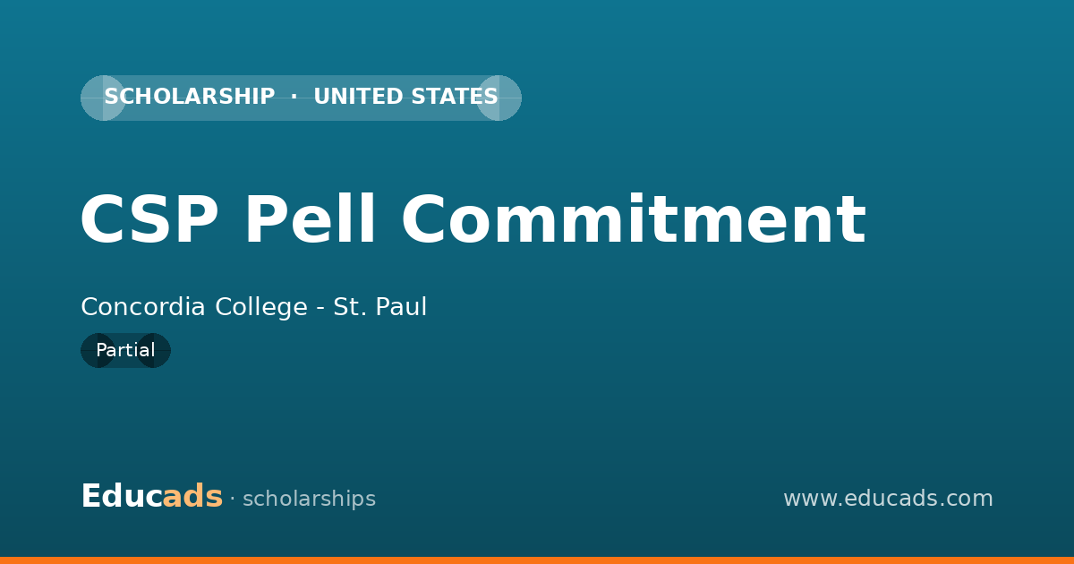 CSP Pell Commitment scholarship