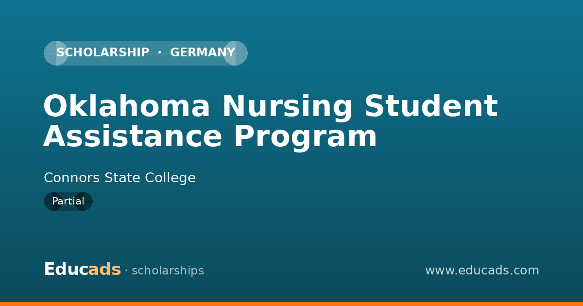 Oklahoma Nursing Student Assistance Program scholarship