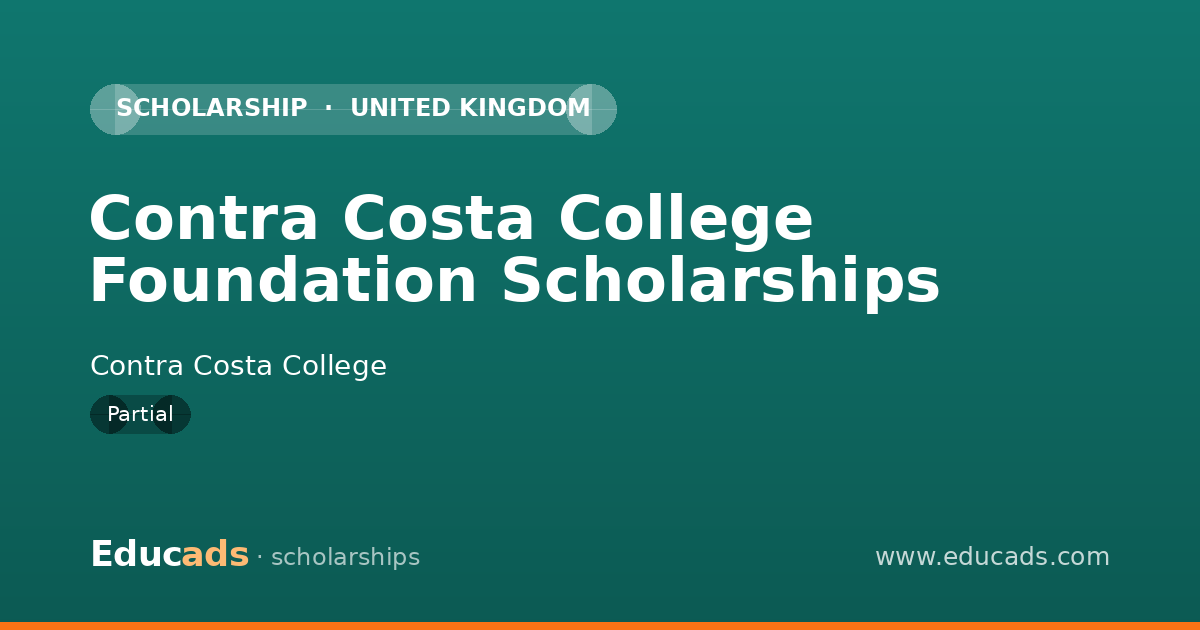 Contra Costa College Foundation Scholarships scholarship
