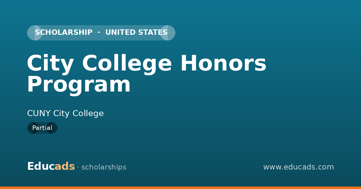 City College Honors Program scholarship