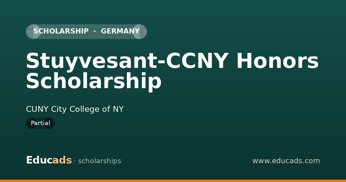 Stuyvesant-CCNY Honors Scholarship scholarship