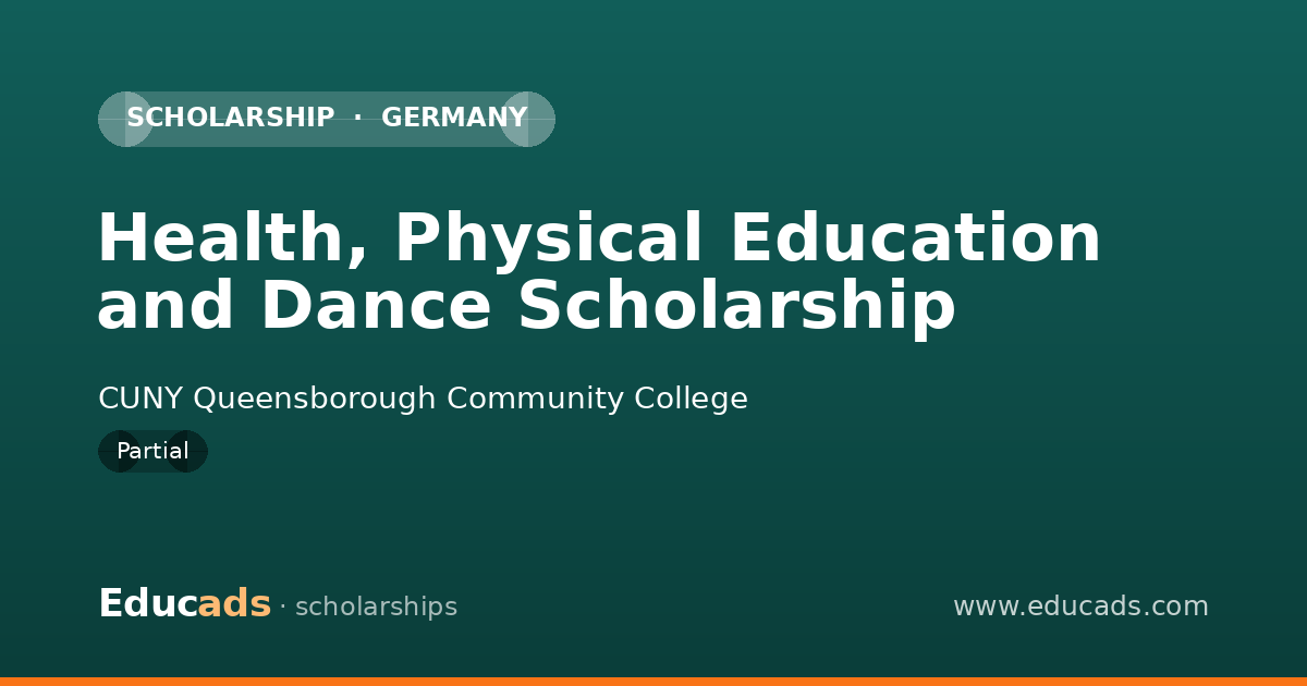 Health, Physical Education and Dance Scholarship scholarship