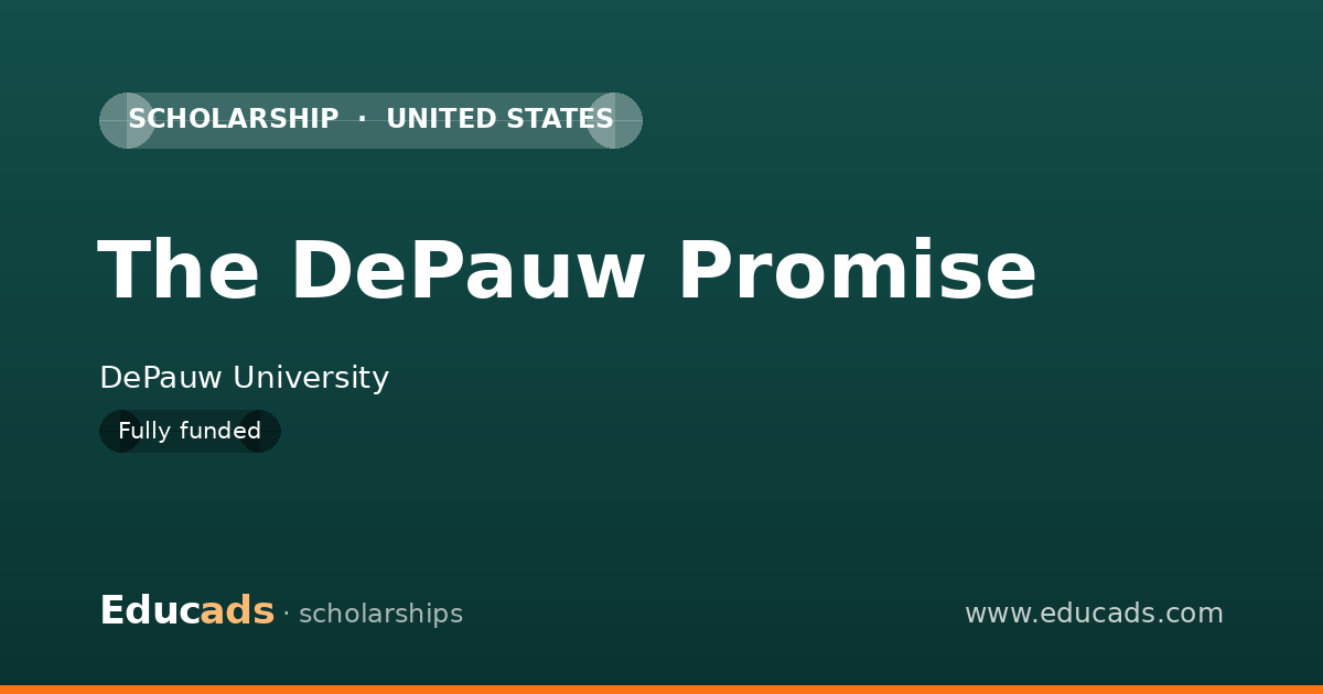 The DePauw Promise scholarship