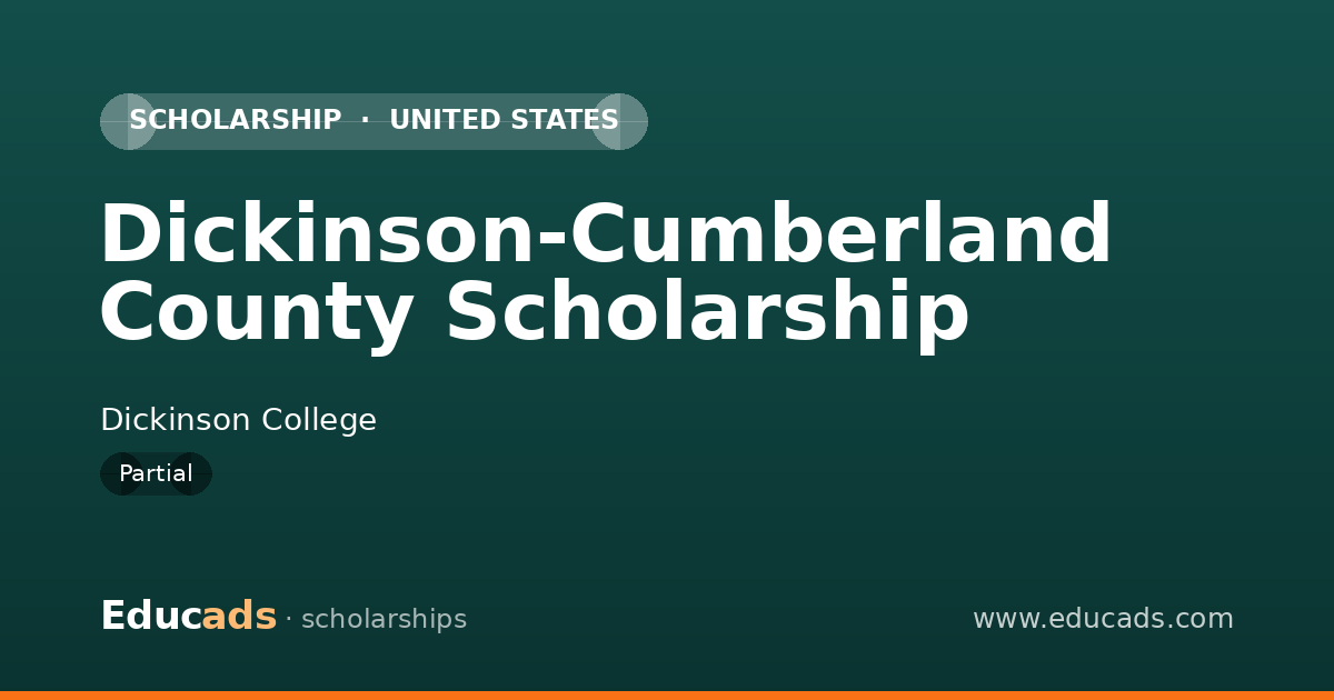 Dickinson-Cumberland County Scholarship scholarship