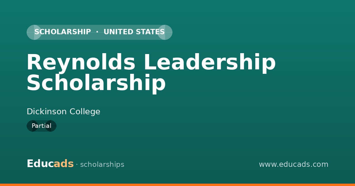 Reynolds Leadership Scholarship scholarship