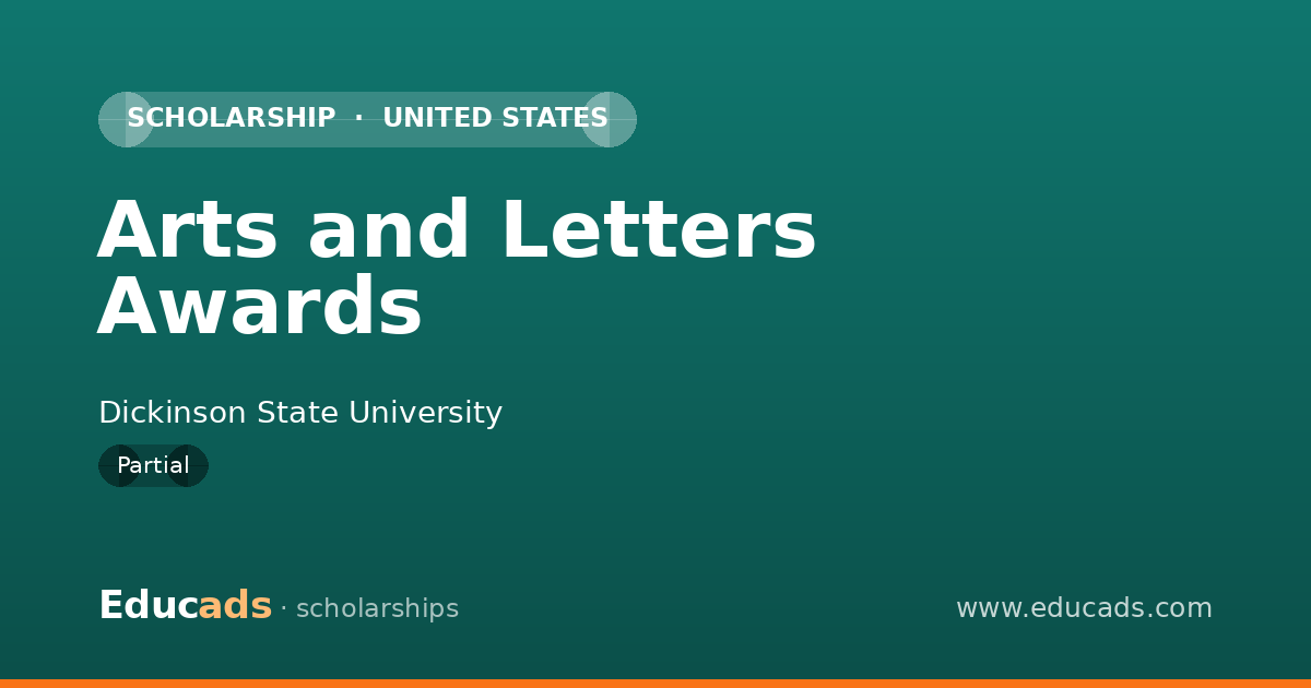 Arts and Letters Awards scholarship