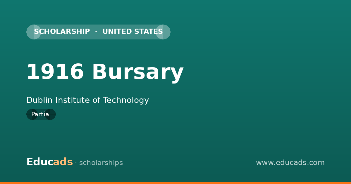 1916 Bursary scholarship
