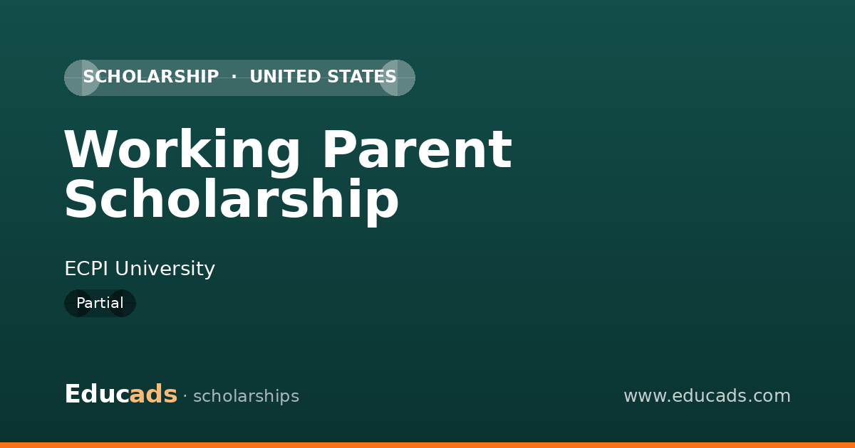 Working Parent Scholarship scholarship