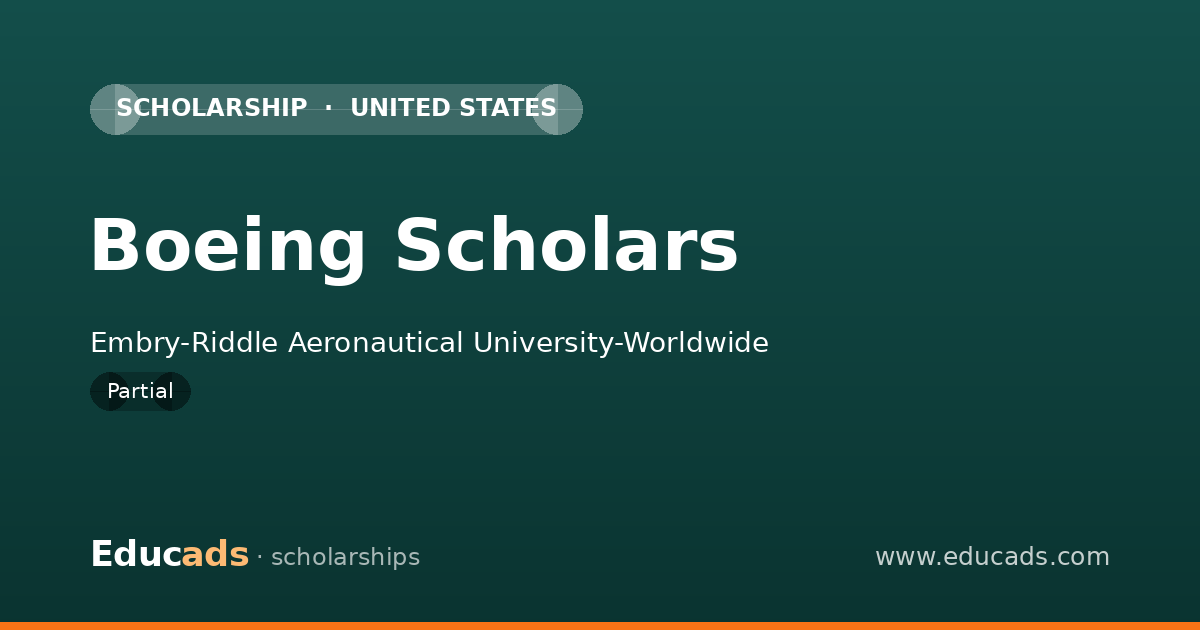 Boeing Scholars scholarship