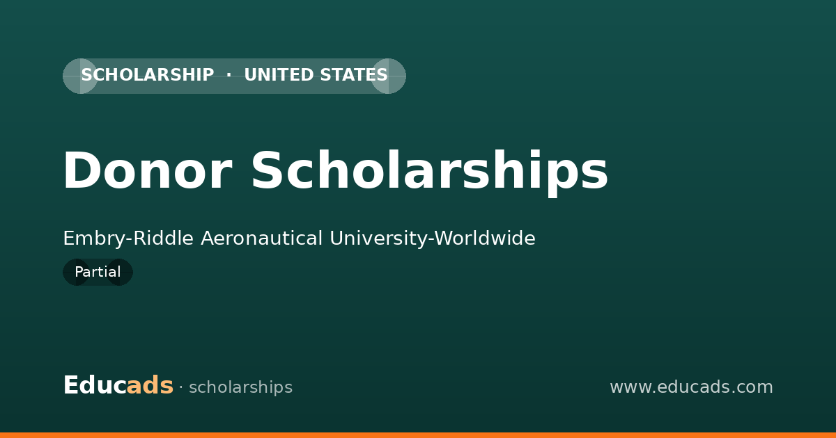 Donor Scholarships scholarship