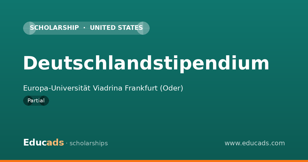 Deutschlandstipendium scholarship