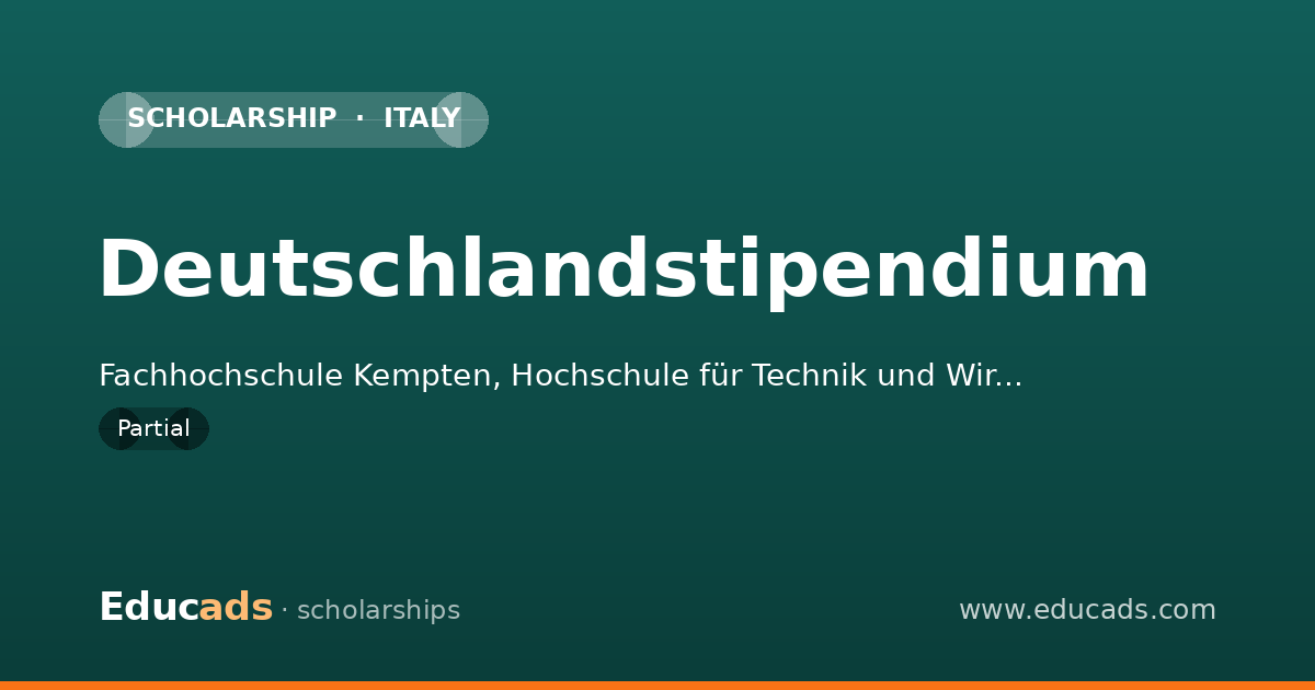 Deutschlandstipendium scholarship