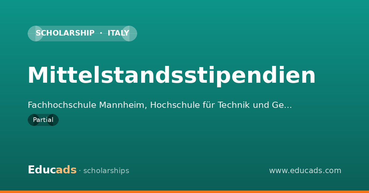 Mittelstandsstipendien scholarship