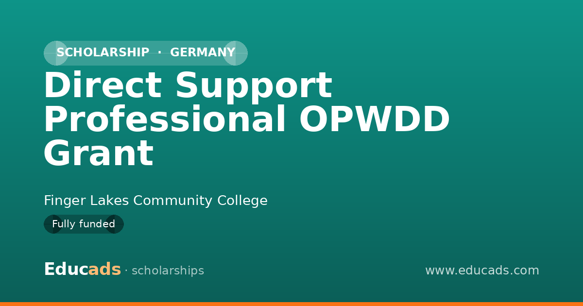 Direct Support Professional OPWDD Grant scholarship