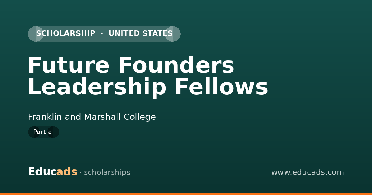 Future Founders Leadership Fellows scholarship