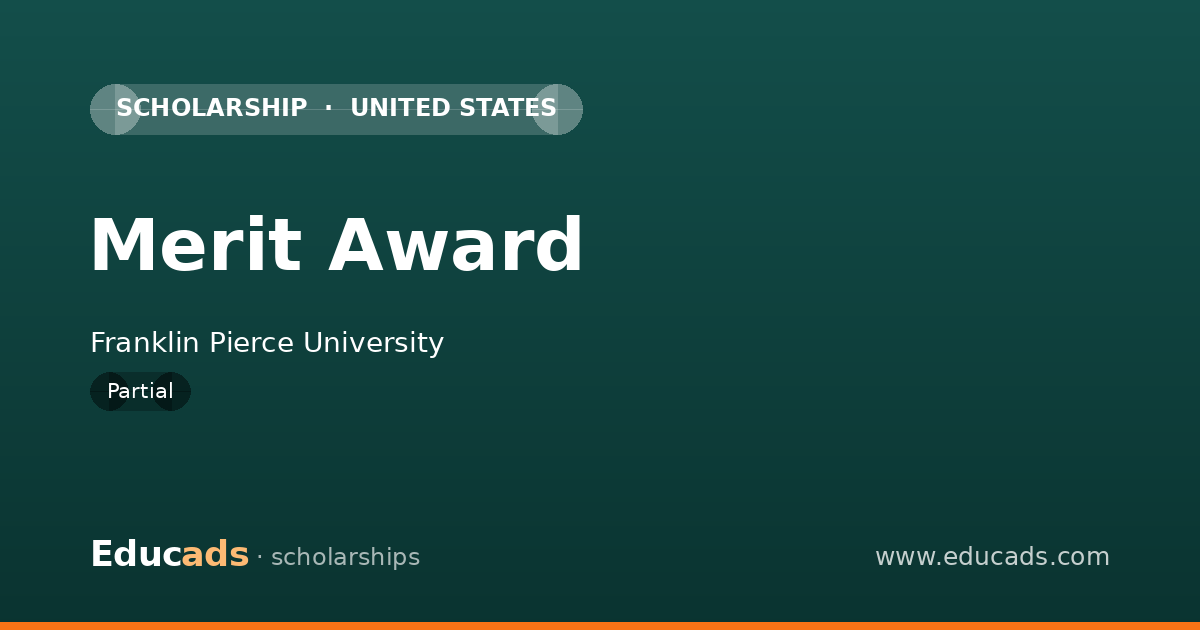 Merit Award scholarship