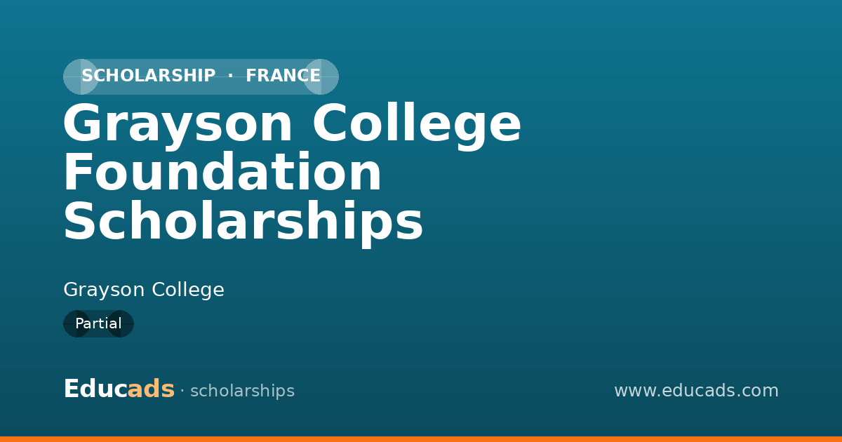 Grayson College Foundation Scholarships scholarship