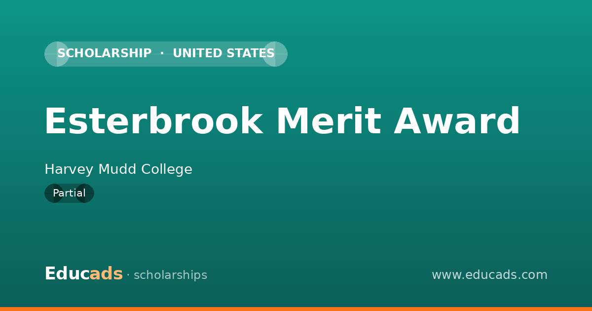 Esterbrook Merit Award scholarship