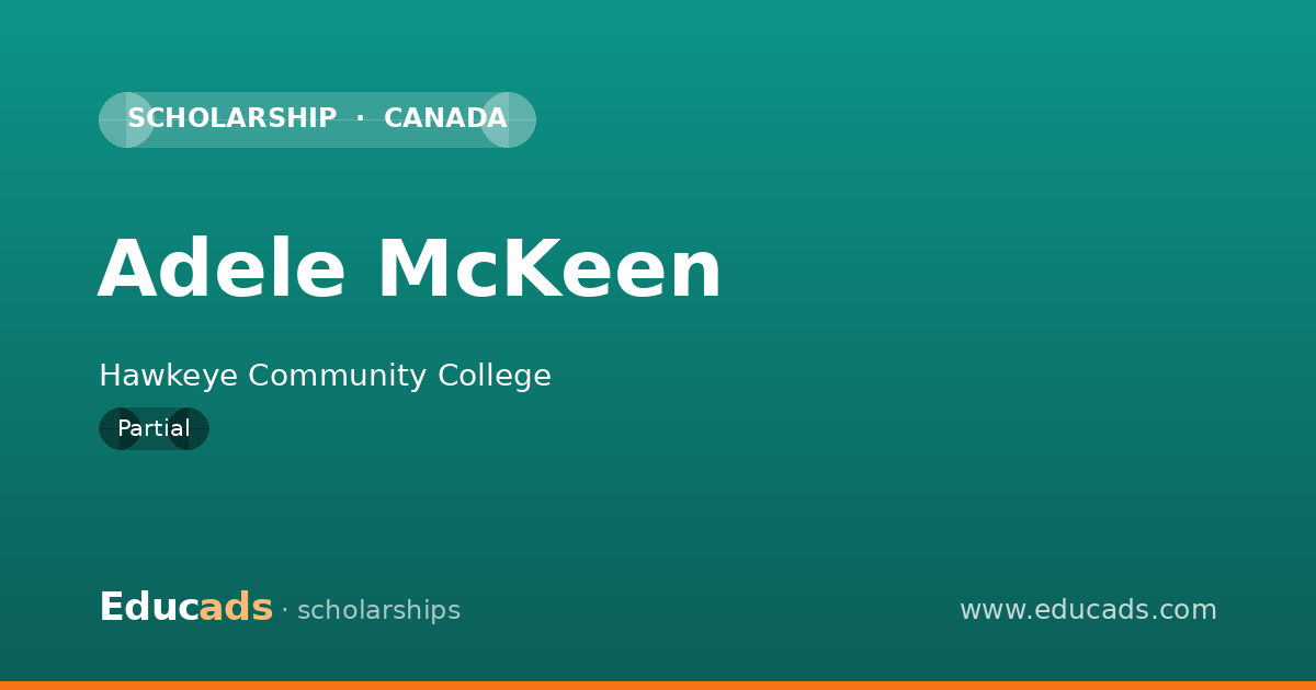 Adele McKeen scholarship