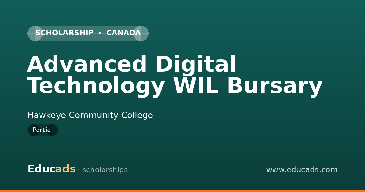 Advanced Digital Technology WIL Bursary scholarship