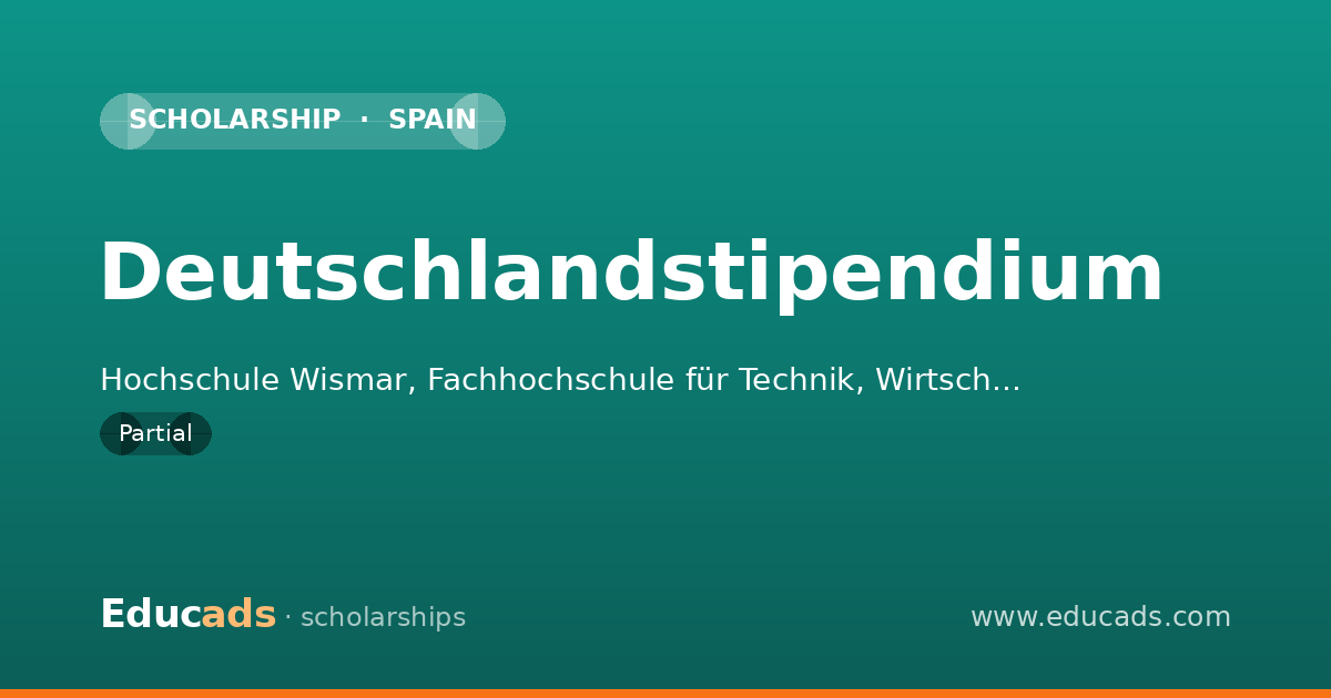 Deutschlandstipendium scholarship
