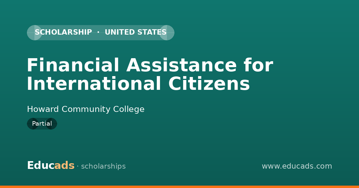 Financial Assistance for International Citizens scholarship
