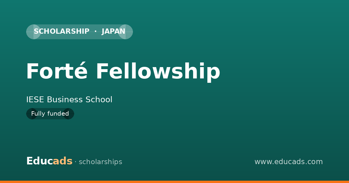 Forté Fellowship scholarship