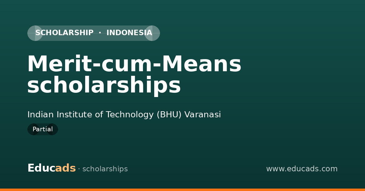 Merit-cum-Means scholarships scholarship