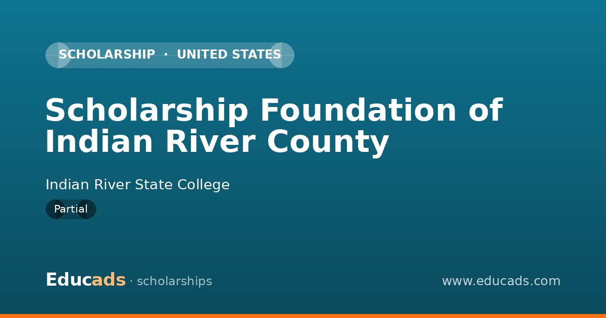 Scholarship Foundation of Indian River County scholarship