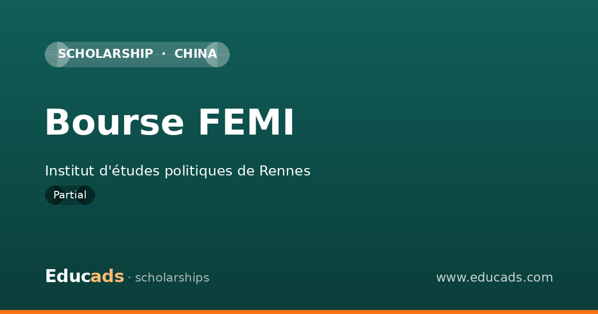 Bourse FEMI scholarship