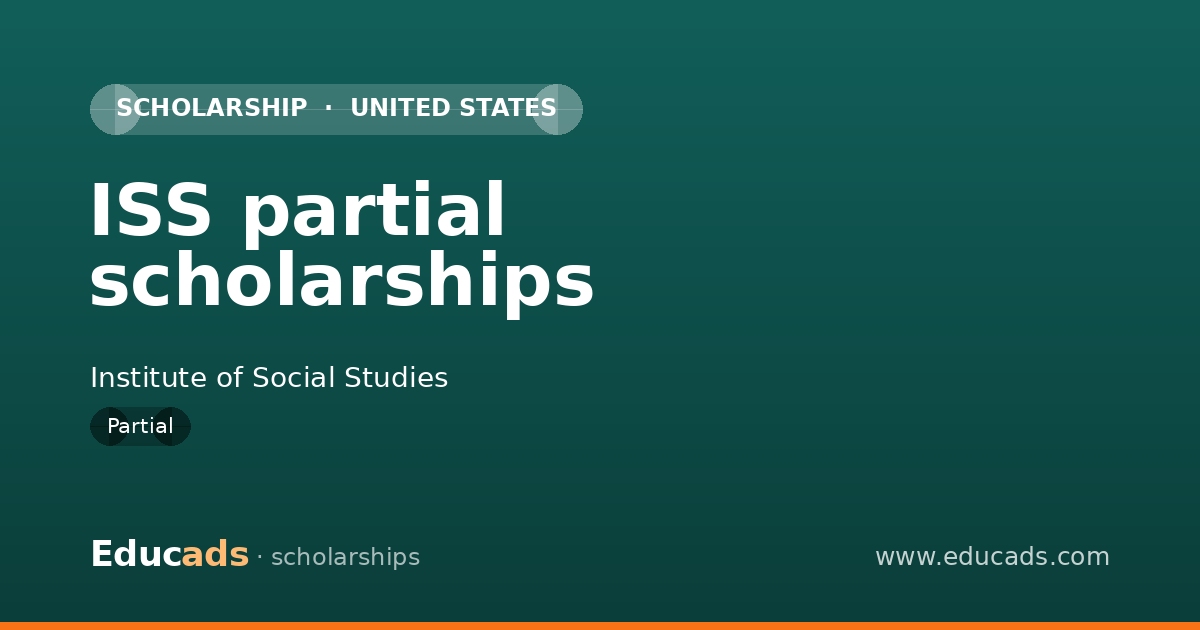 ISS partial scholarships scholarship