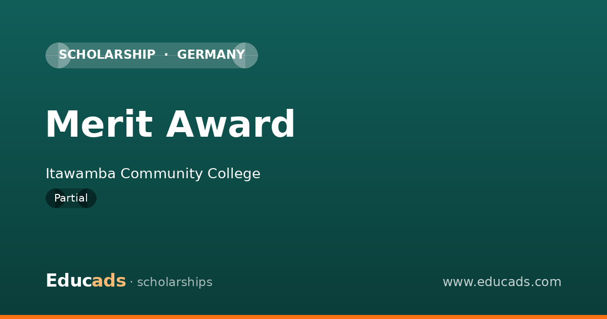 Merit Award scholarship