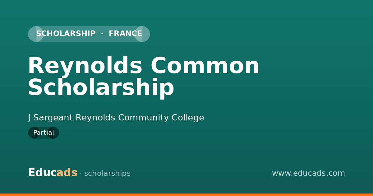 Reynolds Common Scholarship scholarship