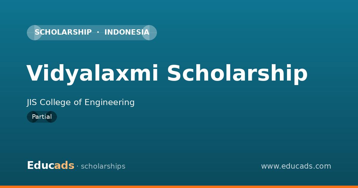 Vidyalaxmi Scholarship scholarship