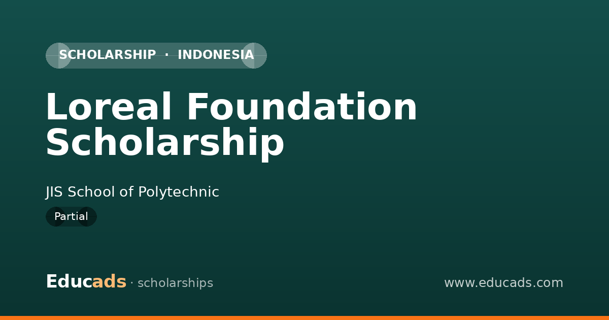 Loreal Foundation Scholarship scholarship